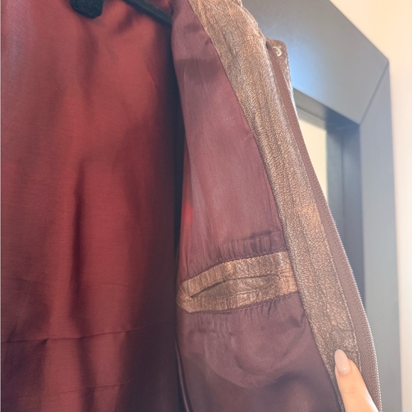 Vintage Brown Bomber Jacket - Picture 6 of 10